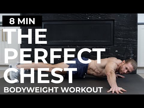 The PERFECT 8 Min At Home Chest Workout | NO EQUIPMENT (FOLLOW ALONG)