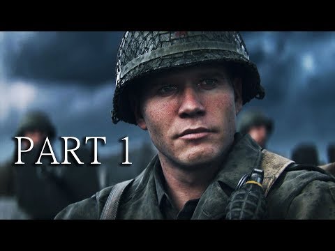 CALL OF DUTY WW2 Walkthrough Gameplay - Part 1 - D-Day - Campaign Mission 1 (COD WW2)