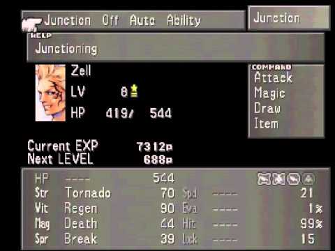FFVIII Walkthrough Part 37 GFs Ready To Go - Junctioning New Magic