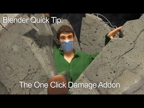 Blender Quick Tip: One Click Damage Addon