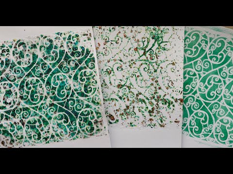 Texture Medium, Gilding Flakes & Pixie Powder