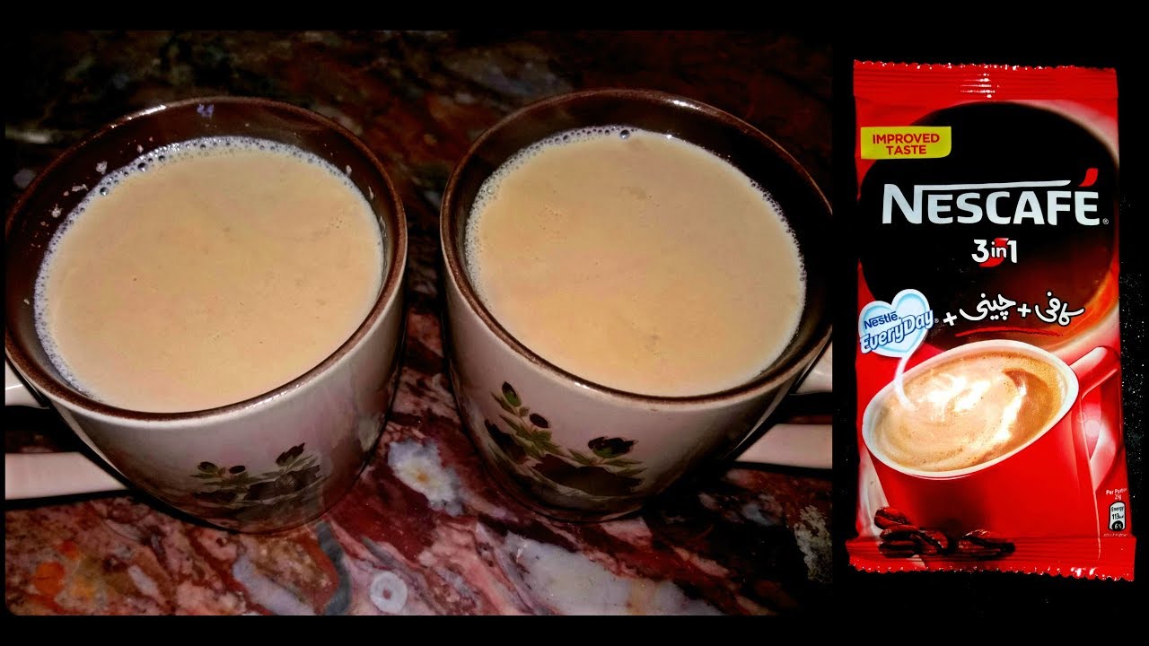 Coffee Recipe without machine | Nescafe 3 in 1 instant milk coffee | creamy Cappuccino recipe