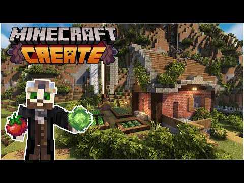 Insane Minecraft Farm with Create Mod