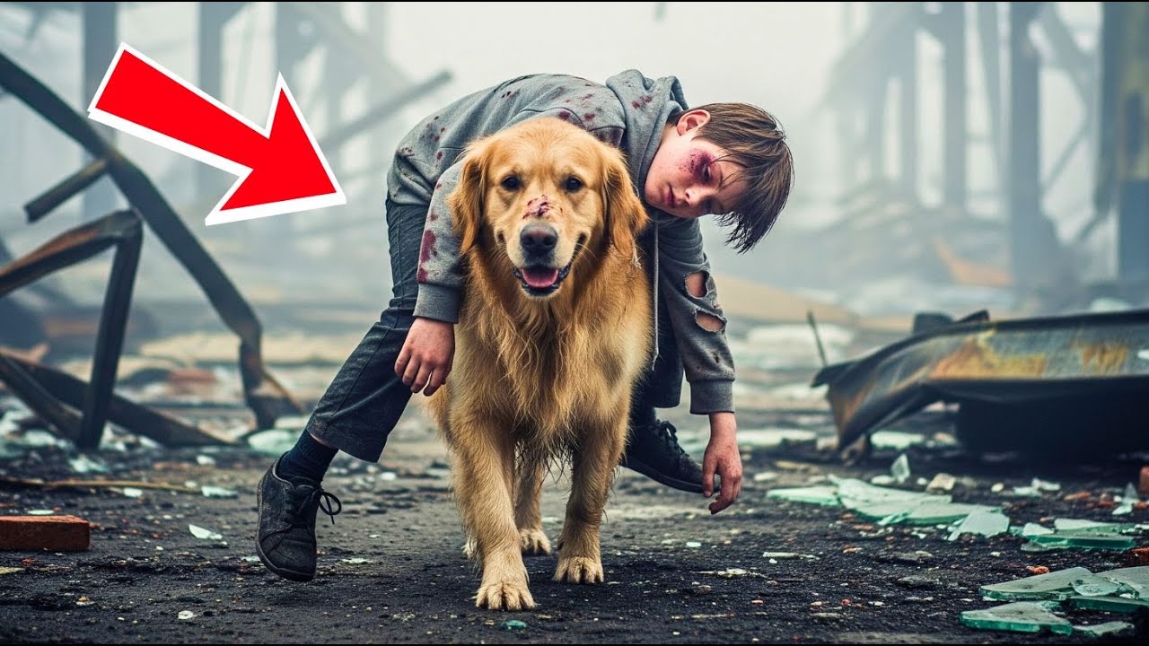 Golden Retriever Rescues Unconscious Boy From Abandoned Warehouse— The Truth Behind Is Heartbreaking