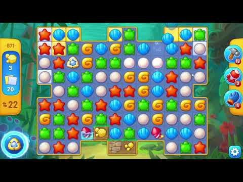 Fishdom 671 Hard Level - NO BooSTERS