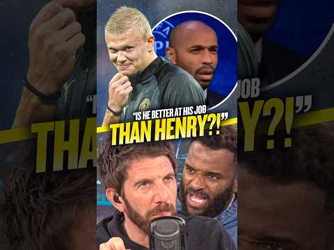 Is Erling Haaland better at his job than Thierry Henry was? 🤔#football #erlinghaaland #thierryhenry