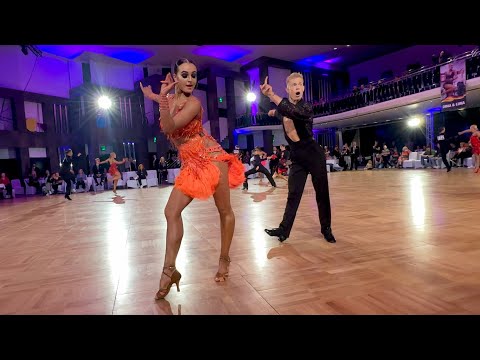 Mads Friis Lassen & Anastasiia Hrosheva (DEN) International Open Latin Adult [Samba] Bremen 2024