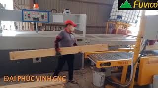 MÁY GHÉP VÁN CAO TẦN 120mm Fuvico làm ván ghép siêu nhanh chất lượng cao