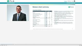 PLS FY26 Interim Results Webcast