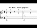 007-Rest A While (page 108) music sheet