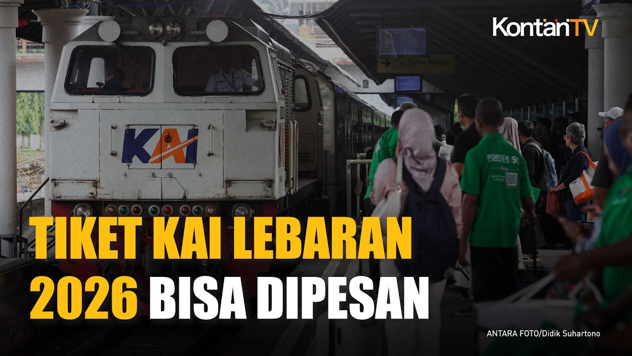 Pemesanan Tiket Kereta Api Lebaran 2026 Kapan Dibuka?