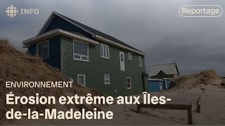 L’érosion aux Îles-de-la-Madeleine fait des ravages