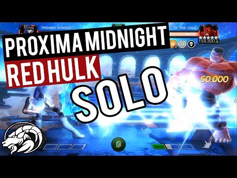 Proxima Midnight Solo Red Hulk Labyrinth of Legends