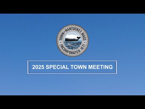 Special Town Meeting - November 4, 2025