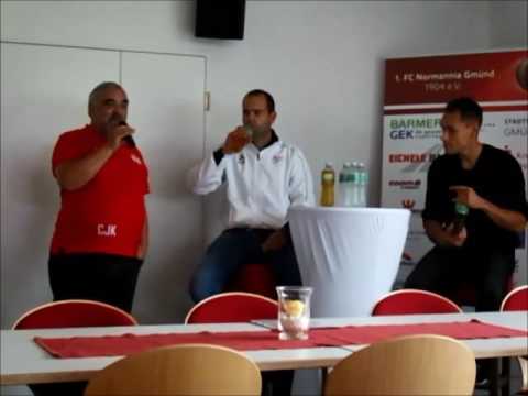 Pressekonferenz 1.FC Normannia Gmünd - FC 07 Albstadt