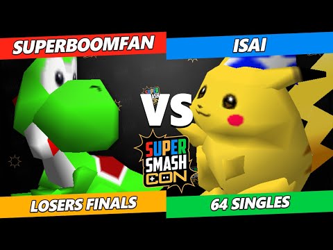 SSC 2023 Losers Finals - SuPeRbOoMfAn (Yoshi) Vs. Isai (Pikachu) Smash 64 Tournament