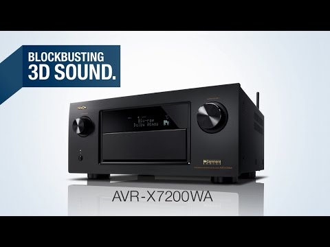 The AVR-X7200WA Network AV Receiver - Blockbusting 3D Sound