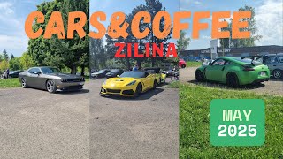 Cars&Coffee: Corvette, Challenger, Porsche 911 in 4K. May 2025