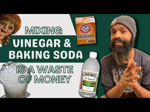 Don't Mix Vinegar & Baking Soda for Cleaning! 🧽 🍽✨