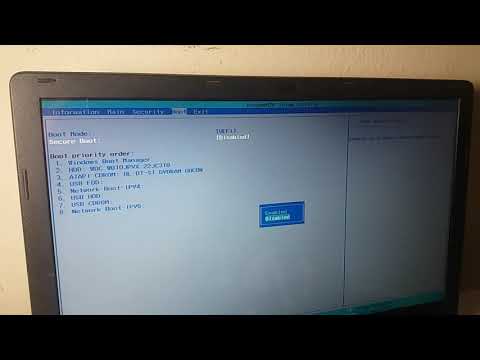 Desabilitar Secure Boot no Notebook Acer E5-571 - Configurar Bios para Formatar (insydeh20)