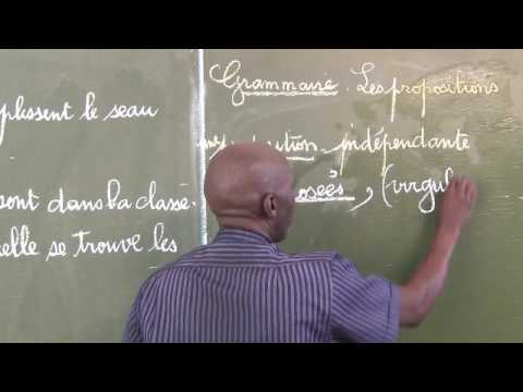 cours de grammaire CM2 par M. Madiop Ndiaye: les propositions 6