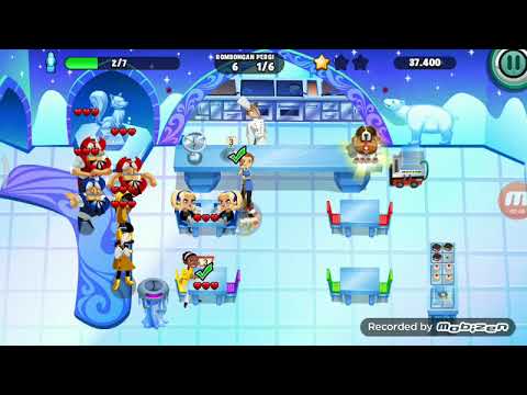 Diner dash level 197 Bintang 3 - GRILL 'N' CHILL