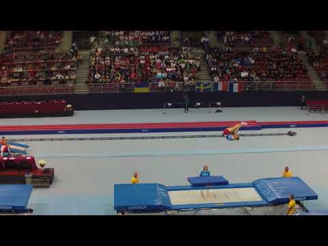 HANCHAROU Uladzislau Final Trampoline World Championships 2017