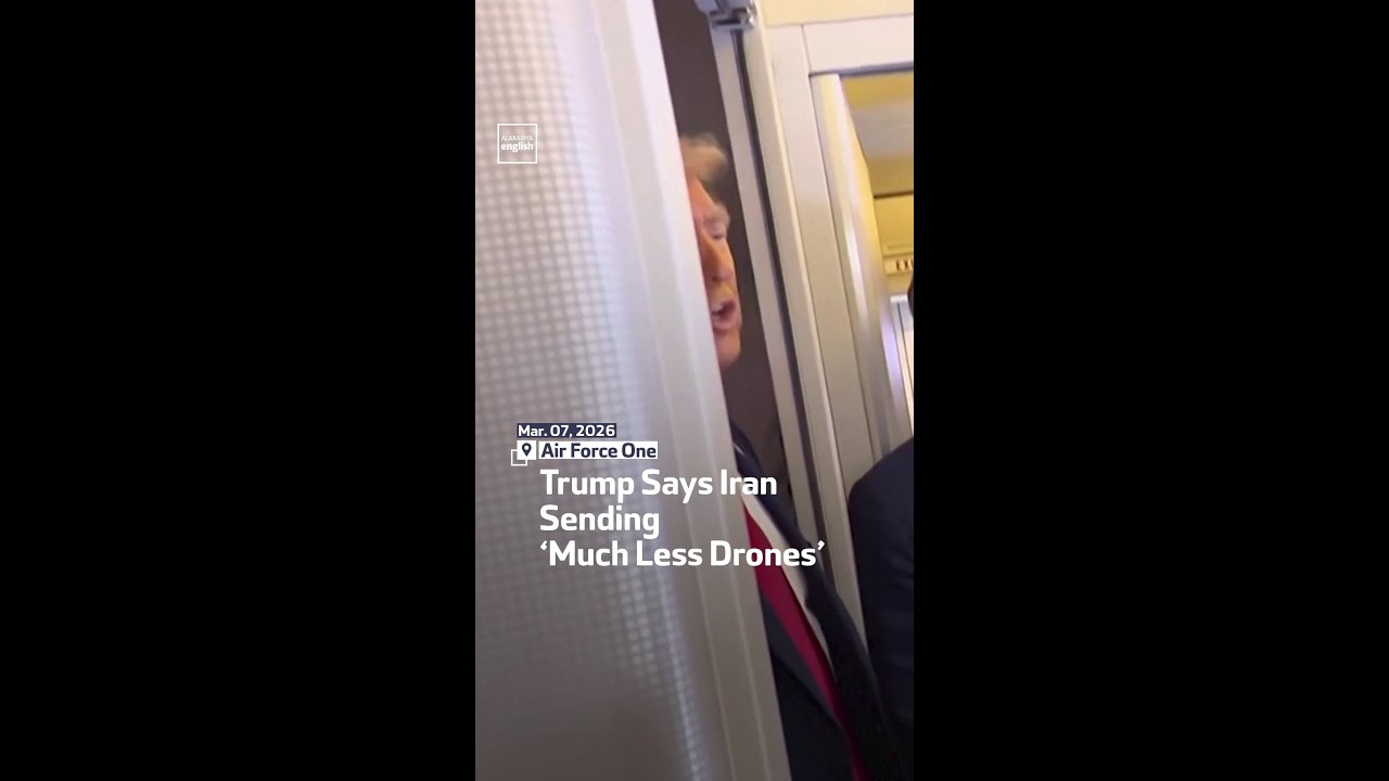 Video | Trump Says Iran Sending ‘Much Less Drones’