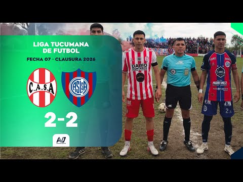 GOLES: Santa Ana 2-2 San Lorenzo de Santa Ana | Fecha 7 - Clausura 2026 | Liga Tucumana de Fútbol