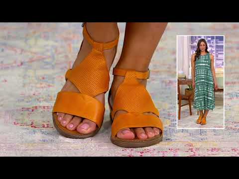 Miz Mooz Leather Ankle Strap Sandals Mari on QVC