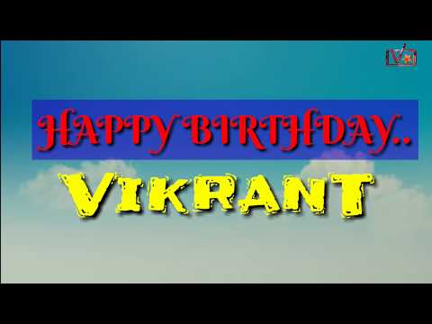 Happy Birthday vikrant