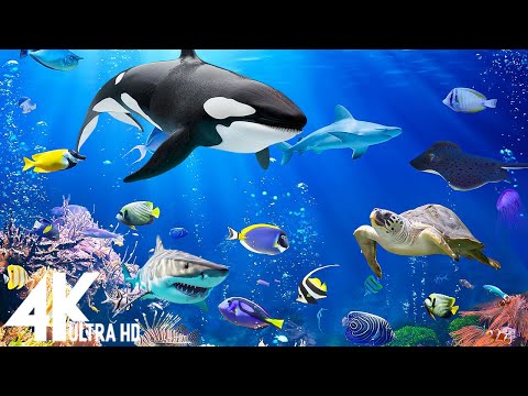 The Best 4K Aquarium for Relaxation II 🐠 Relaxing Oceanscapes - Sleep Meditation 4K UHD Screensaver