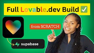 Lovable.dev Tutorial & Full Site Build w/Supabase 🔥 (Step-by-Step Guide)