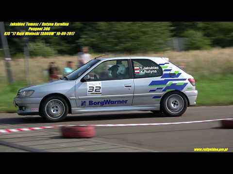 Jakubiec T. / Rutyna K. - Peugeot 306 - KJS "17 Rajd Mielecki TARGUM" 10-09-2017 mielec