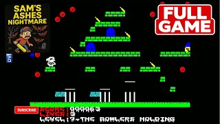 SAM'S ASHES NIGHTMARE COMPLETE WALKTHROUGH - 48K ZX Spectrum game! Gameplay! - DVDfeverGames