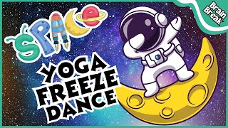 Space Yoga Freeze Dance | Brain Break | Yoga for Kids | Kids Yoga | Just Dance