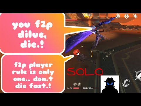 DILUC SOLO- CHILDE BOSS FIGHT - GENSHIN IMPACT