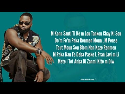 Kenny Haiti _ M Konn Santi Ti Kèm Lou ( Lanmou Pa Pou Mwen) Official Lyrics 