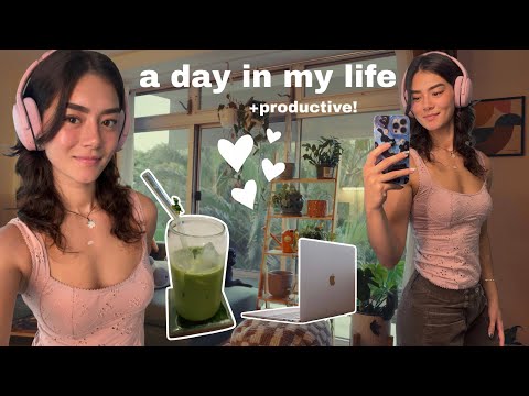 A PRODUCTIVE DAY IN MY LIFE | healthy habits, locked in, living alone