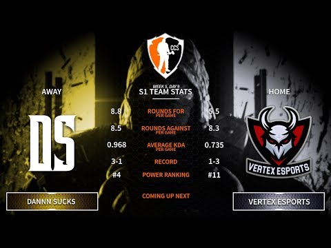 NA/PC Invite League - Week 5, Day 9 - Dannn Sucks Vs. Vertex eSports