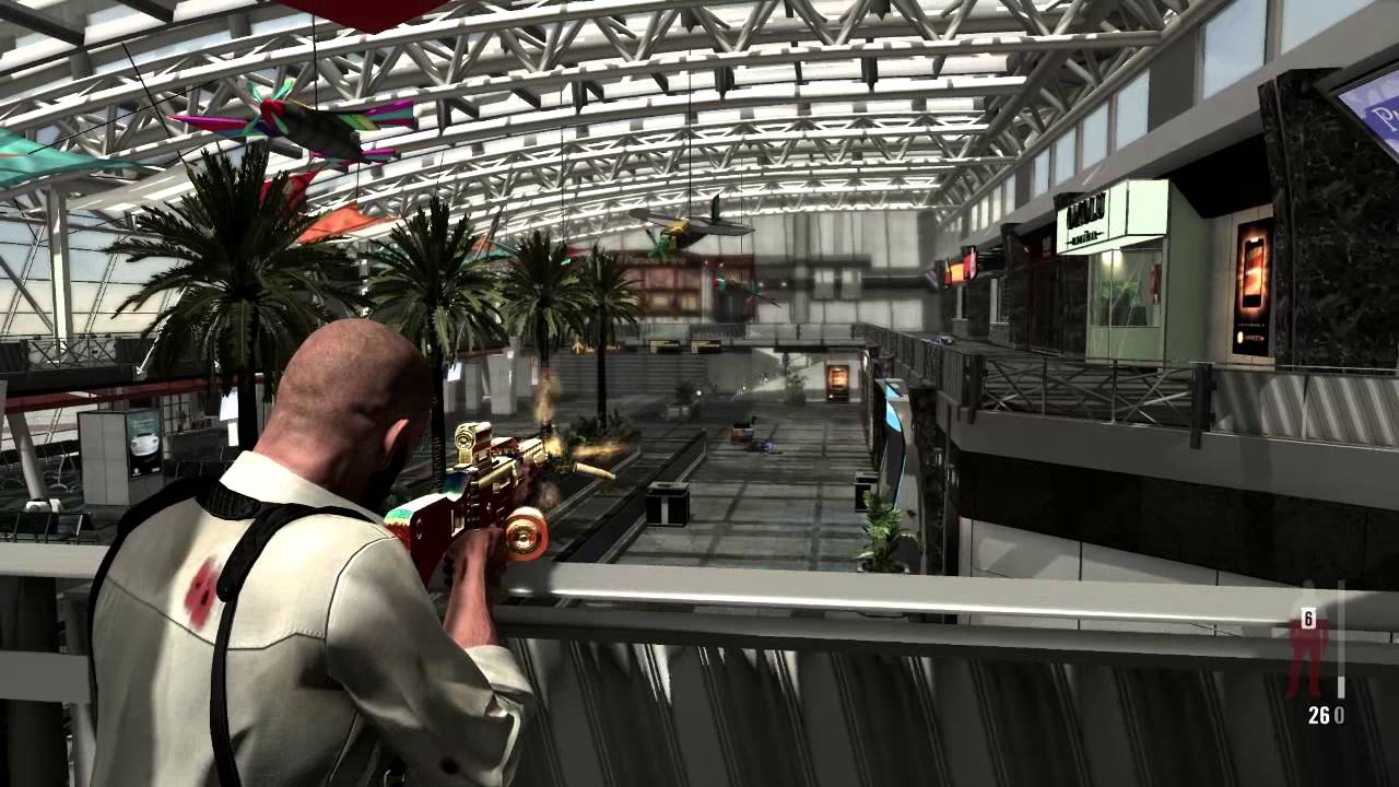 Max Payne 3 Airport Hallway Shootout on Classic Difficulty - YouTube