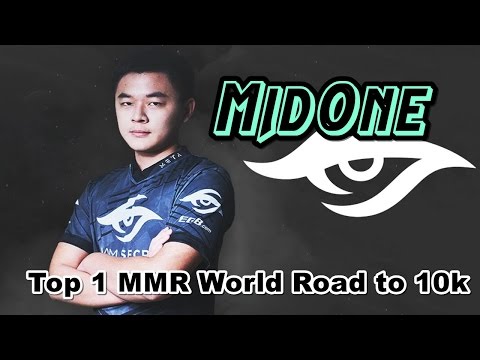 Dota 2 - MidOne - Juggernaut 9230 MMR TOP 1 WORLD Road to 10k