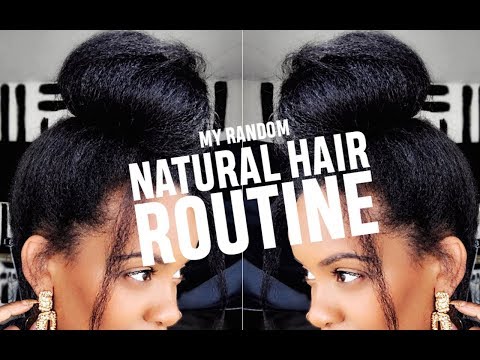 A RANDOM NATURAL HAIR ROUTINE | YOLANDA RENEE