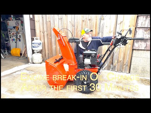 New Ariens Deluxe 24 Owner? Do This First Oil Change After Break-In