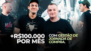 💰 ELE FATURA R$ 130.000 por mês com gestão de jornada de compra.