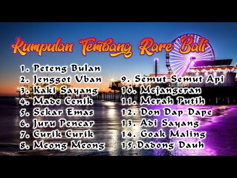 Kumpulan Tembang Rare Bali | Musik Bali NE