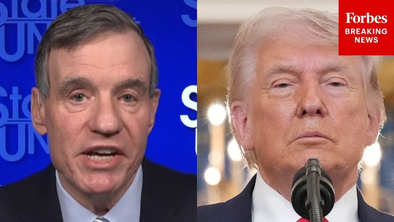 Video | Mark Warner Tears Apart Trump's 'War Of Choice' Against Iran After Peace Talks Fall Through