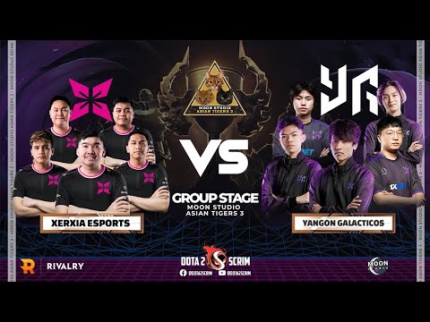 XERXIA vs Yangon Galacticos - Moon Studio Asian Tigers 3 - Group Stage - BO2