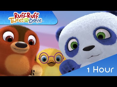 🐶🐼🐤 RUFF-RUFF, TWEET AND DAVE 1 Hour | 19-24 | VIDEOS and CARTOONS FOR KIDS
