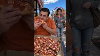 She Took His Pizza… Then He Learned Why ❤️ #kindness